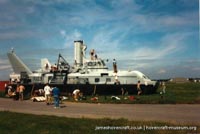 BH7 being moved to The Hovercraft Museum